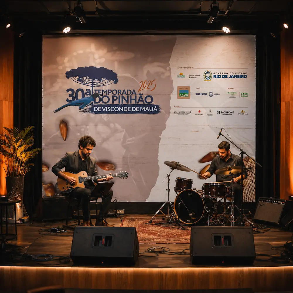 Backdrop para Palco da Temporada do Pinhão