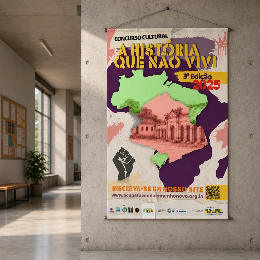 Banner do Concurso Cultural A História Que Não Vivi, 3ª edição